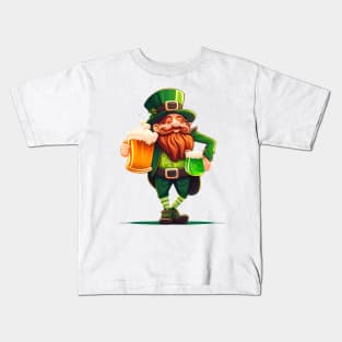 St Patrick's Day Lucky Leprechaun T-Shirt Kids T-Shirt